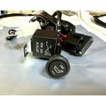 AFIXEASY Car Heated Pad, White Carbon Fiber Heated Seat Kit, 17.7x11in Universal Car Heated Seat Heater with High/Low Temperature Settings for Cloth, Leather, Vinyl Covered(1 Sets) thumbnail 6