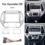 9inch Car Radio Fascia Multimedia Player Head Unit Frame Kit Auto Stereo Dash Panel Cover Holder For HYUNDAI I20 2008 2009 2010 2011 2012 2013 2014 cars Navigation GPS Frames XY-198 thumbnail 1