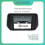 High Quality 2 Din Car Radio Fascia Fascias Panel 10inch Frame CD DVD Dash Audio Interior for HYUNDAI 2018 2019 2020 2021 2022 2023 SANTAFE Stereo Navigation Frame thumbnail 1
