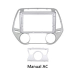 9inch Car Radio Fascia Multimedia Player Head Unit Frame Kit Auto Stereo Dash Panel Cover Holder For HYUNDAI I20 2008 2009 2010 2011 2012 2013 2014 cars Navigation GPS Frames XY-198 thumbnail 7