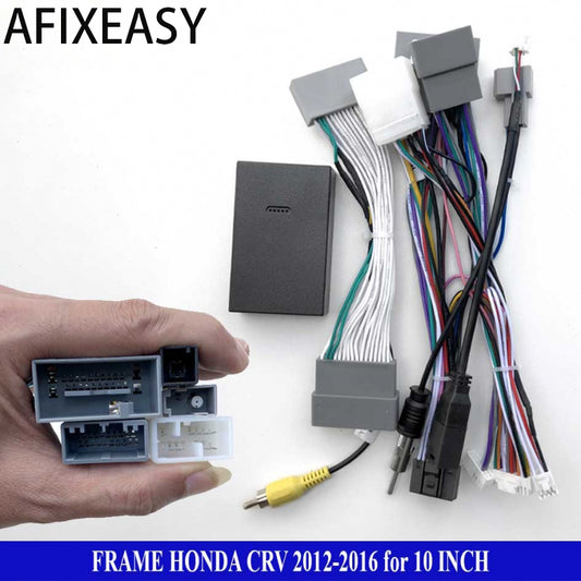 10inch inch Android Car Radio Fascia Panel Frame Head Unit Honda CRV 2012 2013 2014 2015 2016 10 Inch Bingkai Panel TV Mobil Stereo Frames XY-219