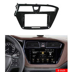 9 inch Car Radio Fascia Frame for Hyundai I20 Left Wheel 2015 2016 2017 DVD GPS Navi Player Panel Dash Kit Installation Stereo Dash Panel Frame Trim Bezel XY-199 thumbnail 6