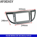 10inch inch Android Car Radio Fascia Panel Frame Head Unit Honda CRV 2012 2013 2014 2015 2016 10 Inch Bingkai Panel TV Mobil Stereo Frames XY-219 thumbnail 3