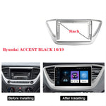 High Quality Android Radio Car Monitor For Hyundai 2016/2019 I10 9Inch Frame Trim Installation Kit Car Dvd Fascia Panel Frame Car Android Car Player thumbnail 6