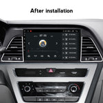 Hyundai Sonata 2015 2016 2017 10inch Headunit Device Double 2 Din Cars Stereo GPS Navigation Android Car Radio Frame Car Player Frames thumbnail 2