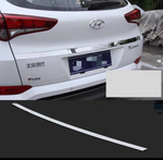 AM-01 TUCSON TANK Crome Cover 2016+ Special rear tailgate plating strip thumbnail 1