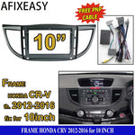 10inch inch Android Car Radio Fascia Panel Frame Head Unit Honda CRV 2012 2013 2014 2015 2016 10 Inch Bingkai Panel TV Mobil Stereo Frames XY-219 thumbnail 1