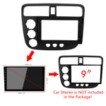 9'' Car Radio Stereo Frame Fascia Panel Trim for Honda Civic 2001 2002 2003 2004 2005 tool kit XY-216 thumbnail 2