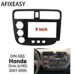 9'' Car Radio Stereo Frame Fascia Panel Trim for Honda Civic 2001 2002 2003 2004 2005 tool kit XY-216 thumbnail 1