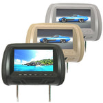 Afixeasy Universal Car Headrest car Player HD Multimedia 7 Inch DC12V Car LCD Digital Display HD Headrest Monitor thumbnail 1