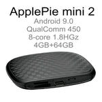 Applepie Mini 2.0 EVO Wireless CarPlay Ai Box US Canada 4G LTE Android 9 SIM Carbon Fiber Qualcomm 8 Core USB TV Youtube Netfix thumbnail 1
