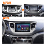 Android 10 Car Radio for Hyundai Tucson 2015 - 2018 9 Inch Rom 2GB 32GB IPS Screen Car Video Multimedia Player DVD Video Navigation Support GPS 4G Network Carplay DSP XY-044 thumbnail 2
