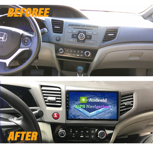 Afixeasy 10 Inch Android Car Radio for HONDA CIVIC 2012-2015 Rom 2GB 32GB IPS Screen Car Video Multimedia Player DVD Video Navigation XY-013