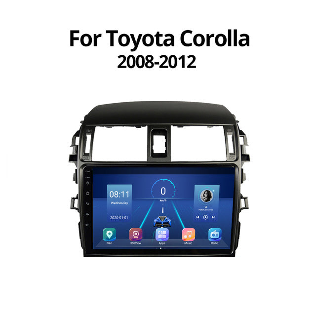 Android 10 Car Radio for Toyota Corolla 2008-2012 Small IPS Screen 9 Inch Rom 4 GB 64 GB Car Video Multimedia Player Support GPS 4G Network Carplay DSP XY-064