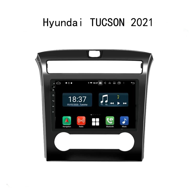 Android 10 Car Radio for Hyundai TUCSON 2021 IPS Screen 10 Inch Rom 2GB 32GB Car Video Multimedia Player Support GPS 4G Network Carplay DSP XY-105