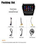 Android 10 Car Radio for Hyundai SANTAFE 2012-2019 IPS Screen 9 Inch Rom 2GB 32GB Car Video Multimedia Player DVD Video Navigation Support GPS 4G Network Carplay DSP XY-079 thumbnail 10