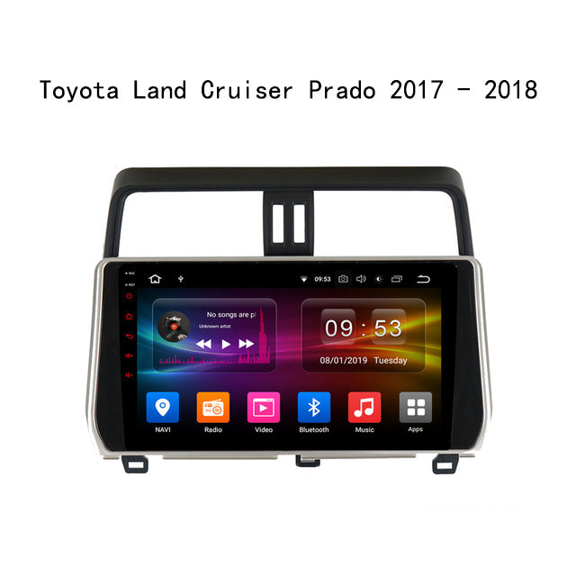 Android 10 Car Radio for Toyota Land Cruiser Prado 2017-2018 IPS Screen 10 Inch Rom 2 GB 32 GB Car Video Multimedia Player Support GPS 4G Network Carplay DSP XY-030