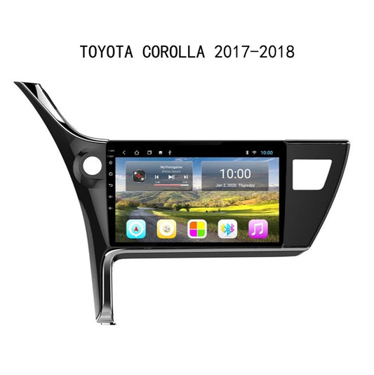 Android 10 Car Radio for Toyota Corolla GCC 2017-2018 IPS Screen 10 Inch Rom 2GB 32GB Car Video Multimedia Player Support GPS 4G Network Carplay DSP XY-063
