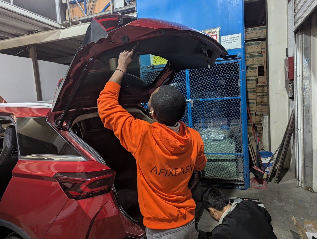 Upgrade Your Bestune T77 2024 Precision Tailgate Installation by AFIXEASY in Dubai