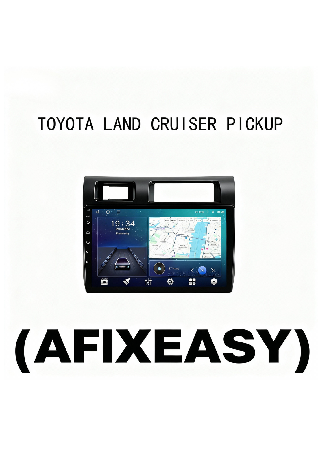 Upgrade Your Toyota Land Cruiser Pickup with AFIXEASY Android 10 Car Radio – 9-Inch IPS, Carplay & 4G Ready