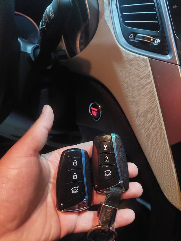 LEVEL UP YOUR 2014 HYUNDAI SANTA FE: PUSHSTART UPGRADE (THE ULTIMATE KEYLESS DRIVING HACK)