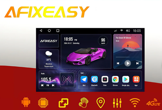 Bringing Modern Technology to the Toyota Sienna 2004 with the AFIXEASY T100 Screen