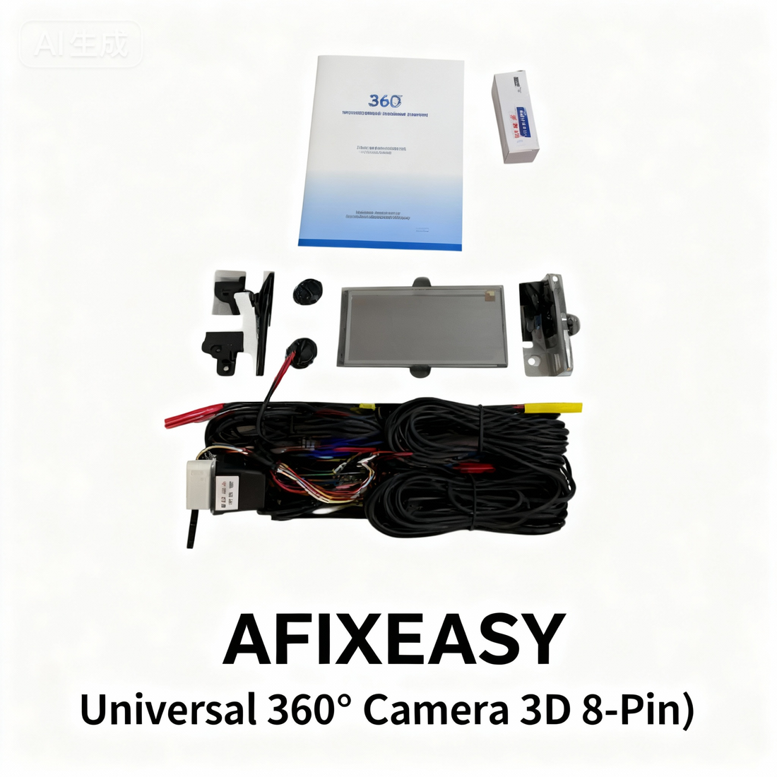 Experience Total Visibility with the QC-10 UNIVERSAL 360 CAMERA 3D 8PIN