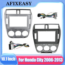 Load image into Gallery viewer, Wholesale Car Accessory 2din 10.1&quot; 10inch Radio Video Fascia Panel For HONDA City 2006 2007 2008 2009 2010 2011 2012 2013 Audio Multimedia Player Frame Car Dash Kit Panel XY-094