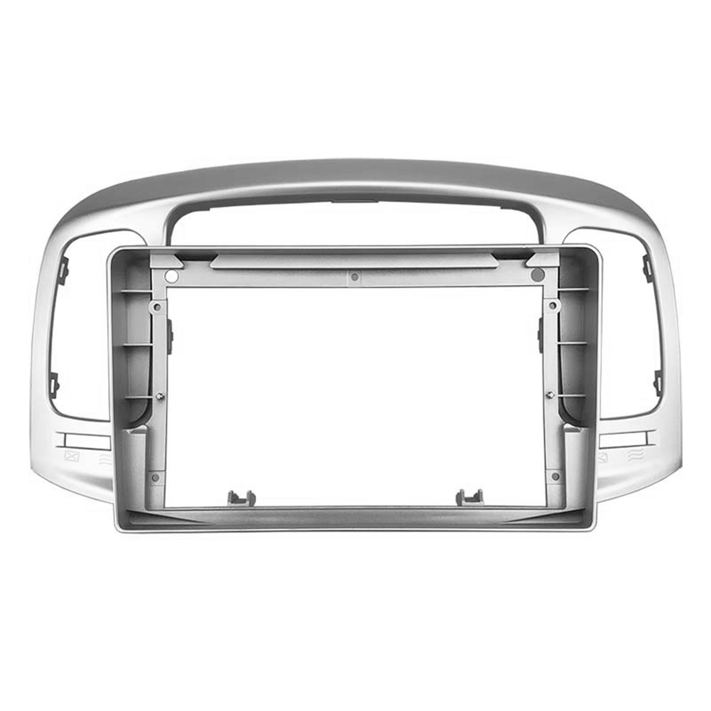 High Quality ABS 9 Inch 2 Din Car Video Fascia Panel for HYUNDAI Accent 2009 - 2012 DVD Audio Frame Dashboard Mount Kit Stereo Natigation Frames Android Screen TS18