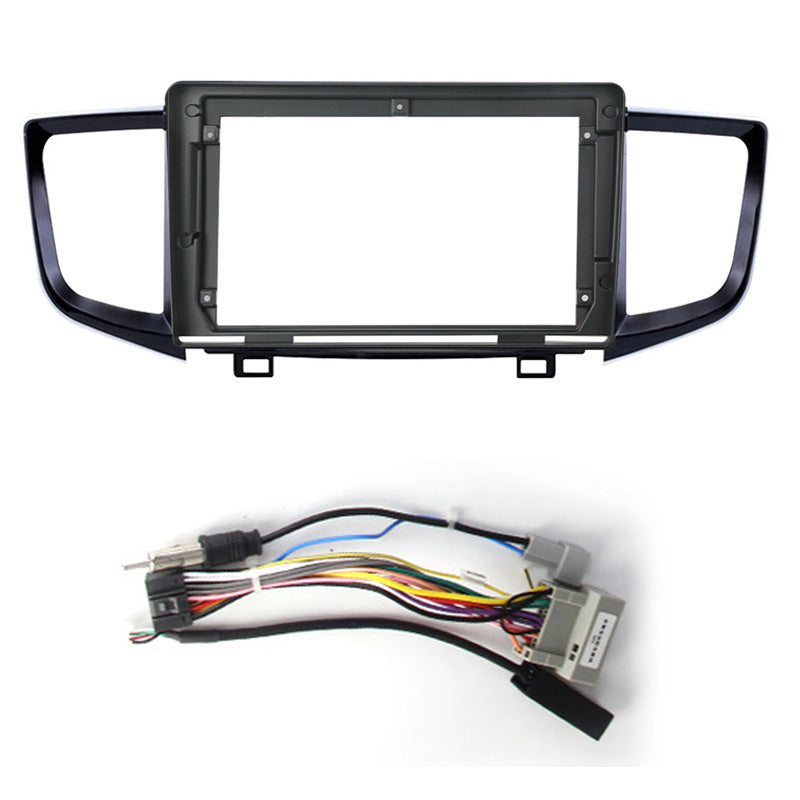 10inch Car Accessory 2din Radio Panel Bracket for Honda Pilot 2016 2017 2018 2019 Android Multimedia Head Unit Host Android Player Frames XY-130