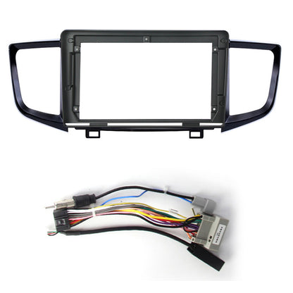 10inch Car Accessory 2din Radio Panel Bracket for Honda Pilot 2016 2017 2018 2019 Android Multimedia Head Unit Host Android Player Frames XY-130