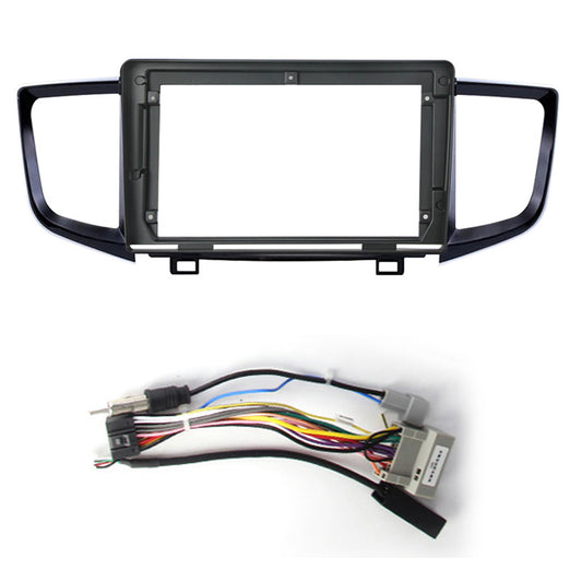 10inch Car Accessory 2din Radio Panel Bracket for Honda Pilot 2016 2017 2018 2019 Android Multimedia Head Unit Host Android Player Frames XY-130