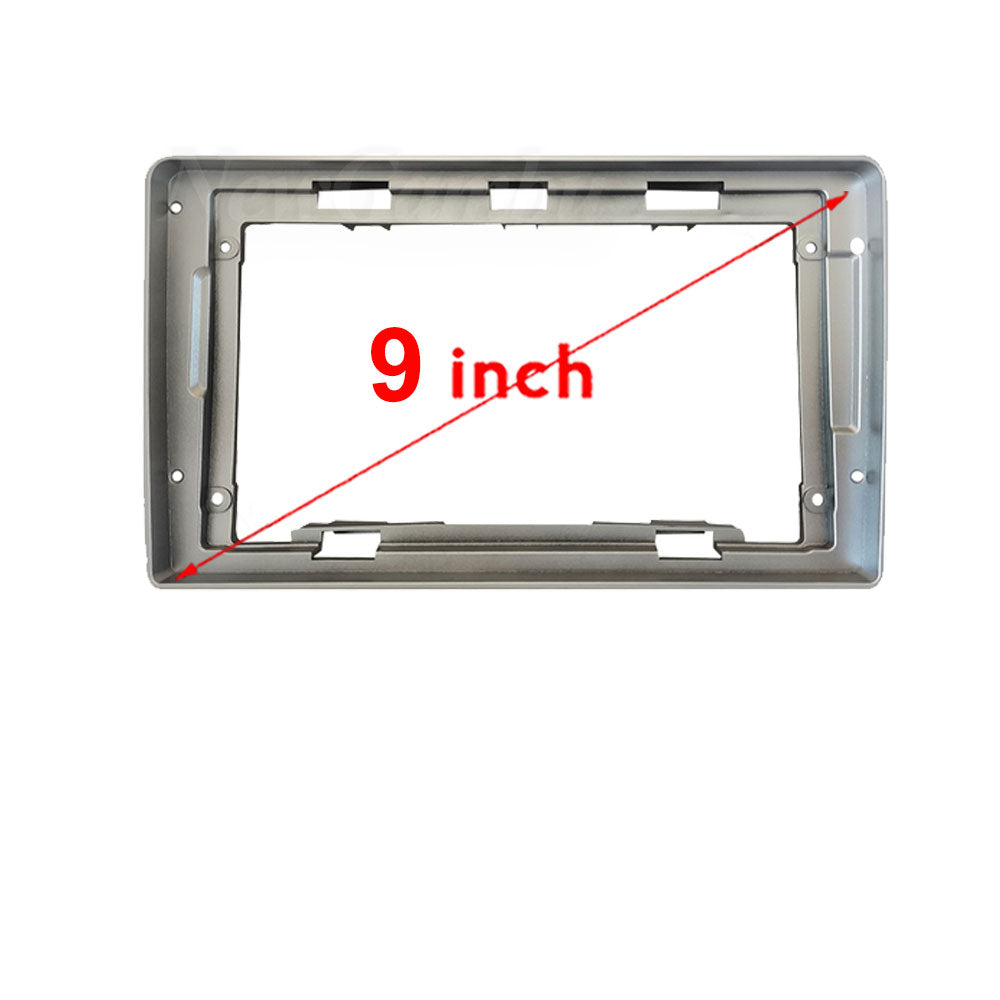 9 inch 2Din Car DVD Frame Audio Fitting Adaptor Dash Trim Kits Facia Panel For Hyundai H1manual ac Grand Starex 2007 2008 2009 2010 2011 2012 2013 2014 2015 Navigation Cable Player Frames Android Screen TS18  XY-200