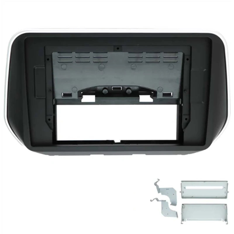 High Quality 2 Din Car Radio Fascia Fascias Panel 10inch Frame CD DVD Dash Audio Interior for HYUNDAI 2018 2019 2020 2021 2022 2023 SANTAFE Stereo Navigation Frame Android Screen TS18