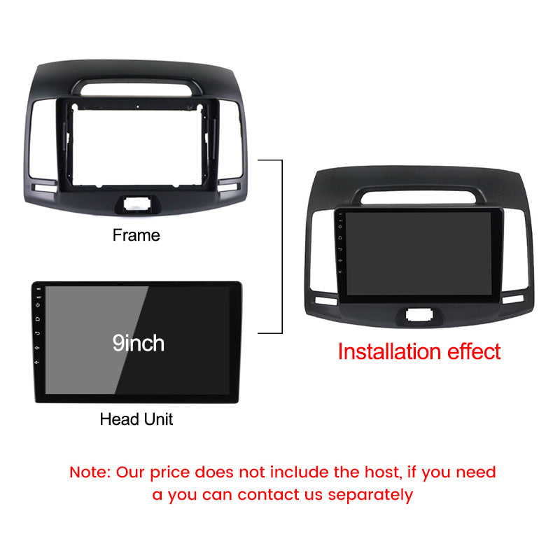 Hyundai Elantra Avante 2006 2007 2008 2009 2010 2011 2012 9inch Android Car Radio Panel Fascia Frame Optional Accessories Power Cord Android Screen TS18  XY-197