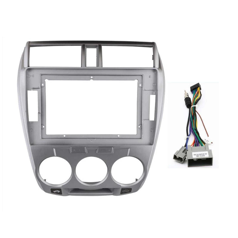 Wholesale Car Accessory 2din 10.1" 10inch Radio Video Fascia Panel For HONDA City 2006 2007 2008 2009 2010 2011 2012 2013 Audio Multimedia Player Frame Car Dash Kit Panel Android Screen TS18XY-094