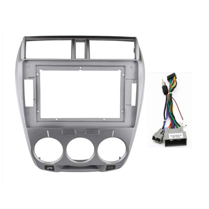 Wholesale Car Accessory 2din 10.1" 10inch Radio Video Fascia Panel For HONDA City 2006 2007 2008 2009 2010 2011 2012 2013 Audio Multimedia Player Frame Car Dash Kit Panel Android Screen TS18XY-094