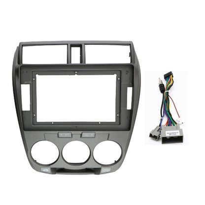 Wholesale Car Accessory 2din 10.1" 10inch Radio Video Fascia Panel For HONDA City 2006 2007 2008 2009 2010 2011 2012 2013 Audio Multimedia Player Frame Car Dash Kit Panel Android Screen TS18XY-094