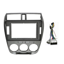 Load image into Gallery viewer, Wholesale Car Accessory 2din 10.1&quot; 10inch Radio Video Fascia Panel For HONDA City 2006 2007 2008 2009 2010 2011 2012 2013 Audio Multimedia Player Frame Car Dash Kit Panel XY-094