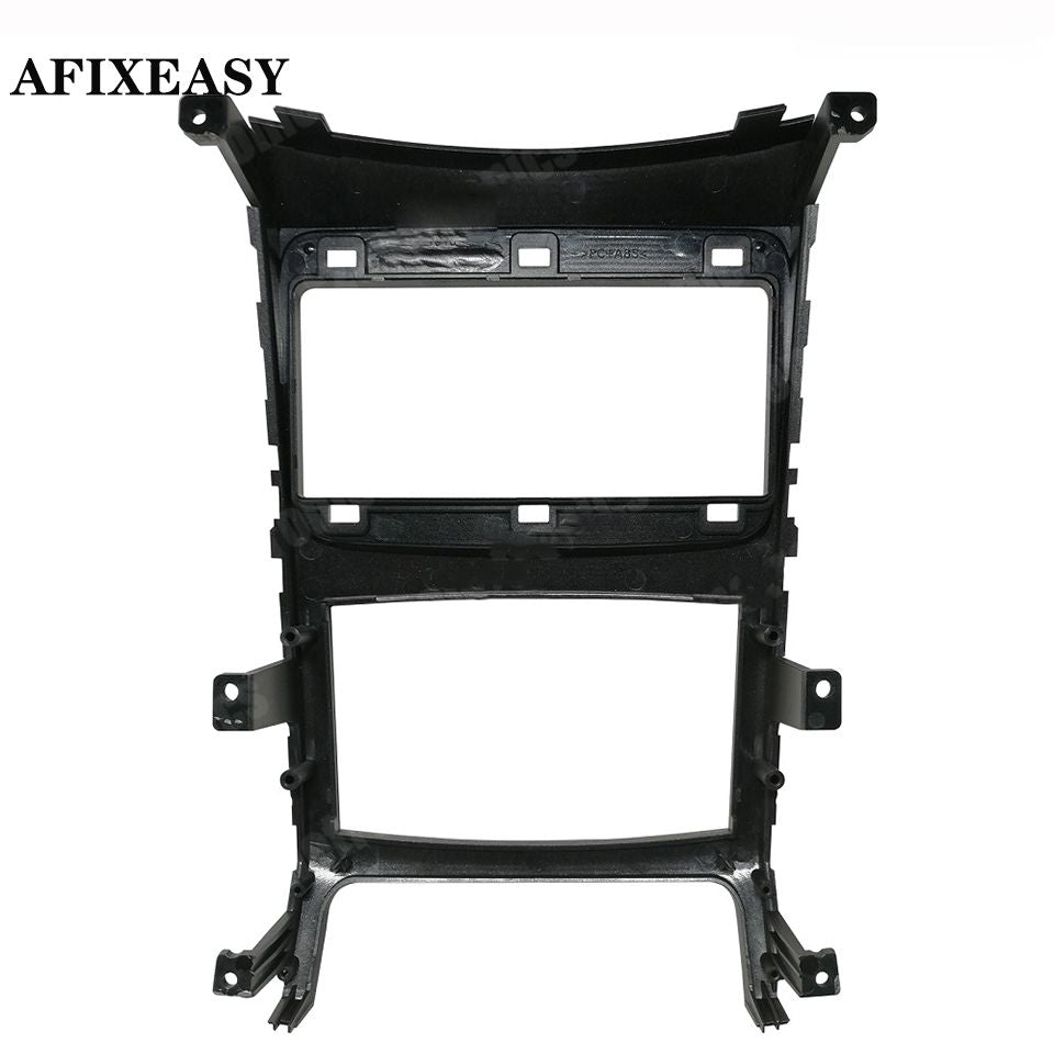 9inch 1-2Din Car DVD Frame Audio Fitting Adaptor Dash Trim Kits Facia Panel For Hyundai Veracruz ix55 Double Din Radio Player 2007 2008 2009 2010 2011 2012 2013 Stereo Navigation Frame Android Screen TS18 XY-201