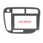 High quality 9 inch car radio dashboard dashboard for Honda civic 1996 1997 1998 1999 2000 2001 manual ac stereo mounting bezel panel frame XY-315 thumbnail 3