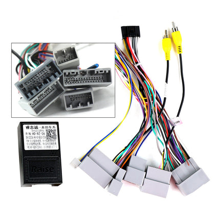 High Quality 9inch screen size adapter audio car dvd frame socket for honda civic 2015 2016 2017 2018 2019 2020 for car radio player dashboard trim games facia Android Screen TS18 XY-007