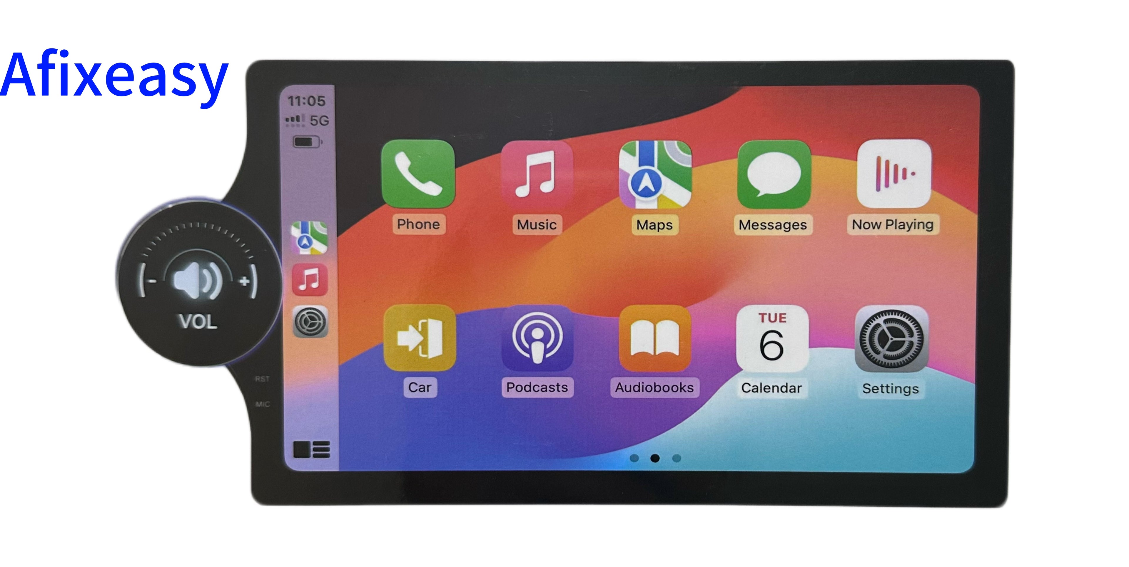 T100 Car Multimedia stereos 2k 4+64G Autoradio 15.0 android audio Middle side knob Car Stereo 2Din car radio player GPS navigation