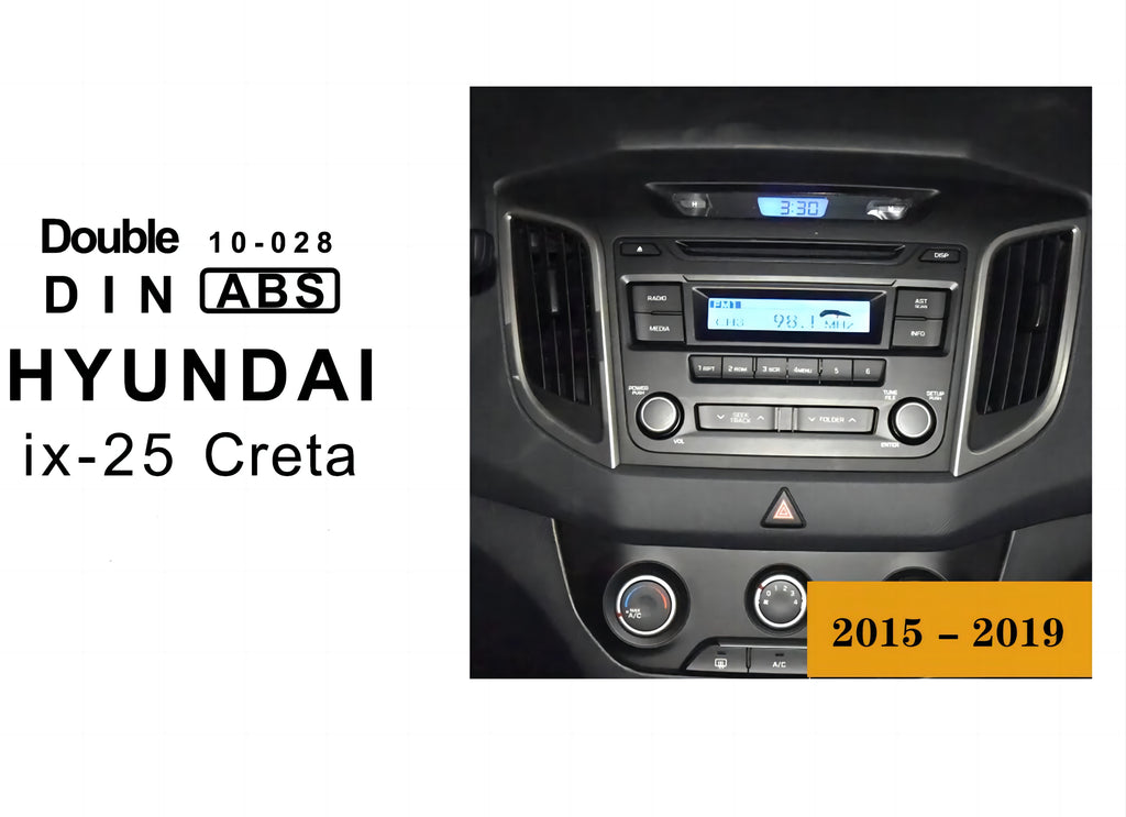 Wholesale Car Accessory 10.1'' Radio Video Fascia Panel For HYUNDAI IX25 CRETA 2015-2019 Audio Multimedia Player Frame Car Panel Car navigation Frames