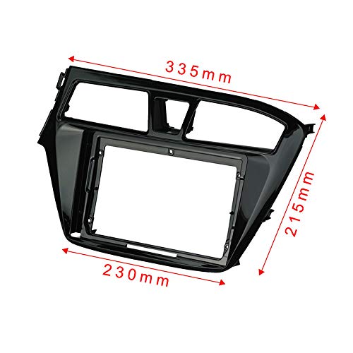 9 inch Car Radio Fascia Frame for Hyundai I20 Left Wheel 2015 2016 2017 DVD GPS Navi Player Panel Dash Kit Installation Stereo Dash Panel Frame Trim Bezel XY-199