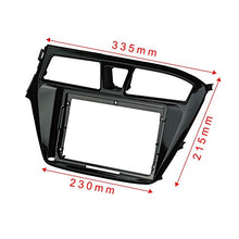 Load image into Gallery viewer, 9 inch Car Radio Fascia Frame for Hyundai I20 Left Wheel 2015 2016 2017 DVD GPS Navi Player Panel Dash Kit Installation Stereo Dash Panel Frame Trim Bezel XY-199