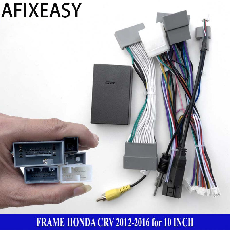 10inch inch Android Car Radio Fascia Panel Frame Head Unit Honda CRV 2012 2013 2014 2015 2016 10 Inch Bingkai Panel TV Mobil Stereo Frames Android Screen TS18 XY-219