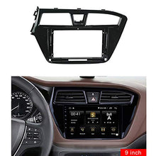 Load image into Gallery viewer, 9 inch Car Radio Fascia Frame for Hyundai I20 Left Wheel 2015 2016 2017 DVD GPS Navi Player Panel Dash Kit Installation Stereo Dash Panel Frame Trim Bezel XY-199