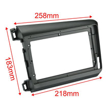 Load image into Gallery viewer, Original 9 inch 2din car radio Fascia,For HONDA CIVIC 2012 2013 2014 2015, (left wheel) Stereo Panel Dash Installation Double Din CD DVD Navigation GPS frame XY-013