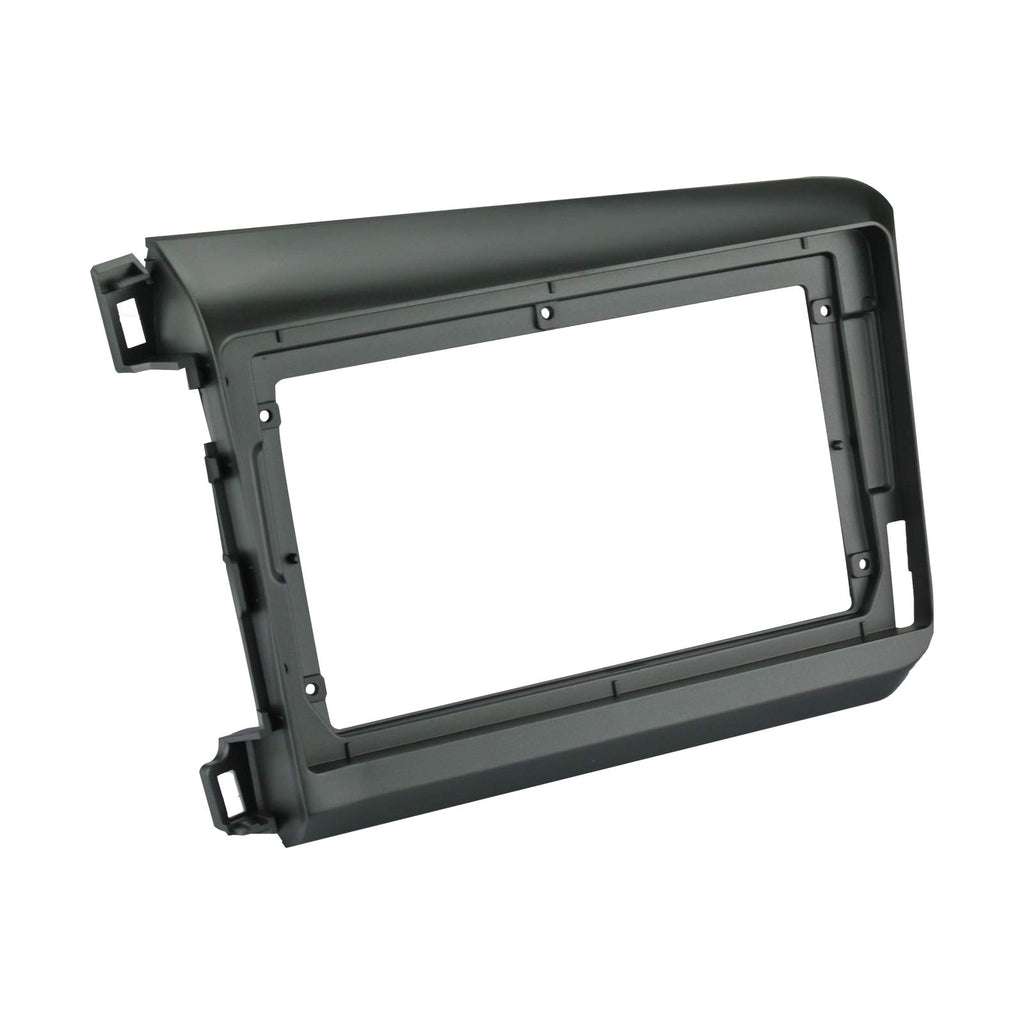 Original 9 inch 2din car radio Fascia,For HONDA CIVIC 2012 2013 2014 2015, (left wheel) Stereo Panel Dash Installation Double Din CD DVD Navigation GPS frame Android Screen TS18 XY-013